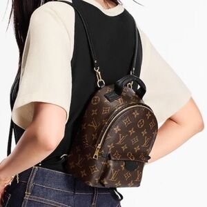 Louis Vuitton Monogram Mini Backpack in Brown and Black